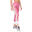 Women Three Track Long Sweatpants with Zipper - PINK