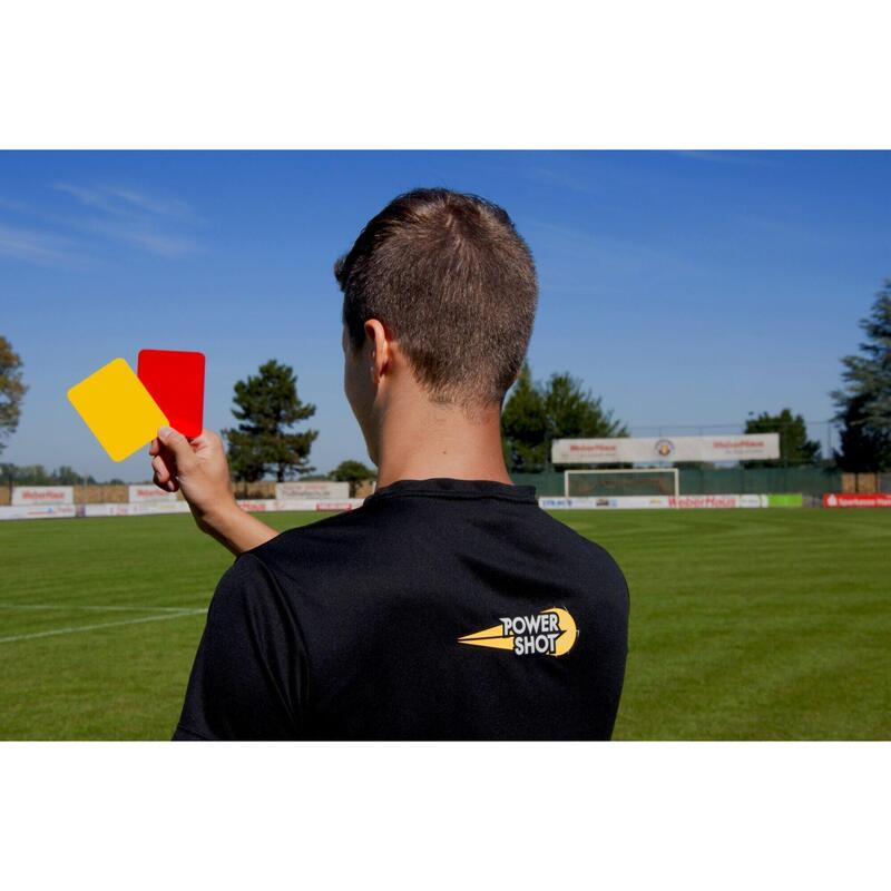 Paire de cartons pour arbitre - Jaune et rouge