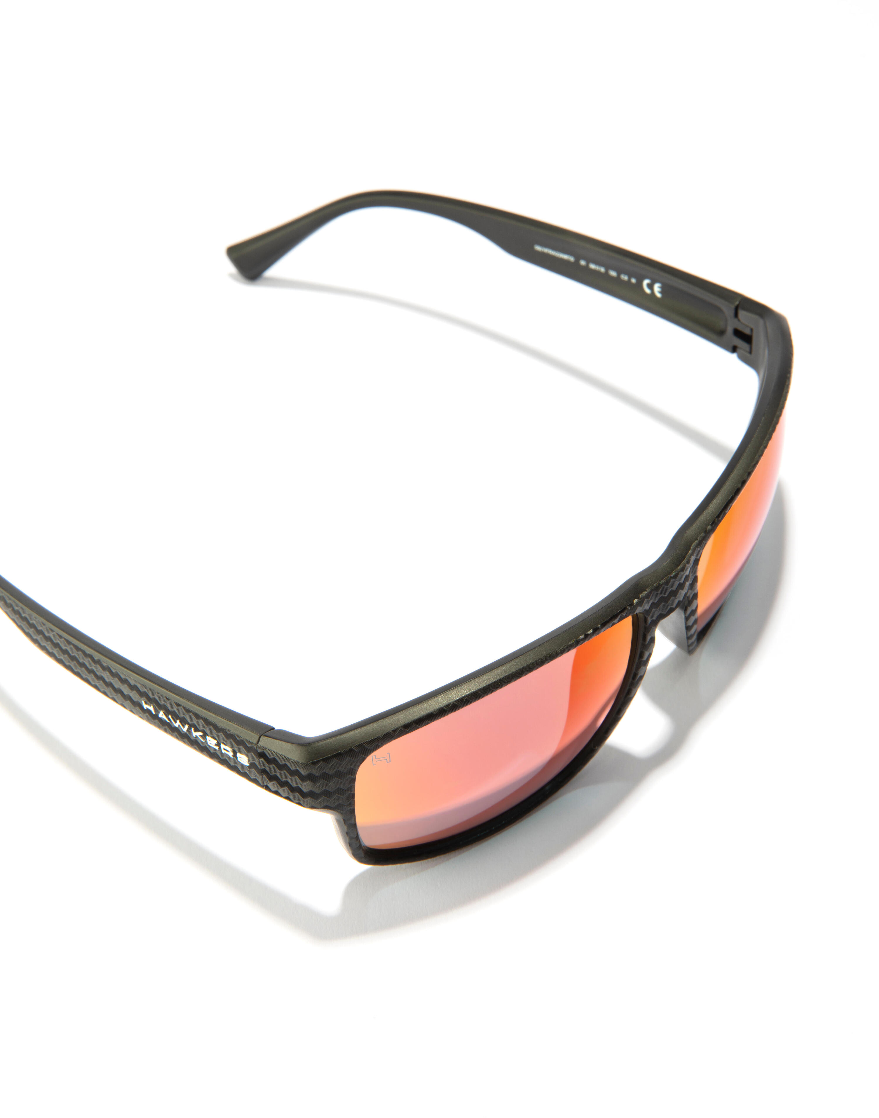 HAWKERS - Zonnebril voor mannen en vrouwen zwarte ruby - FASTER RAW CARBON FIBER 4/4