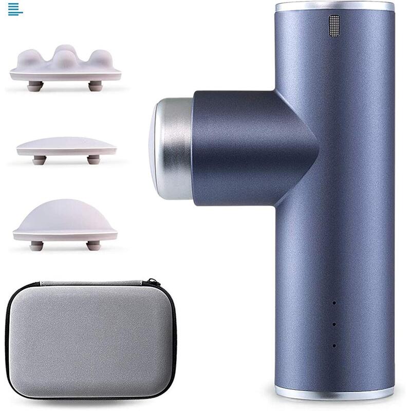 K8 Mini Portable Massage Gun - Blue/Grey