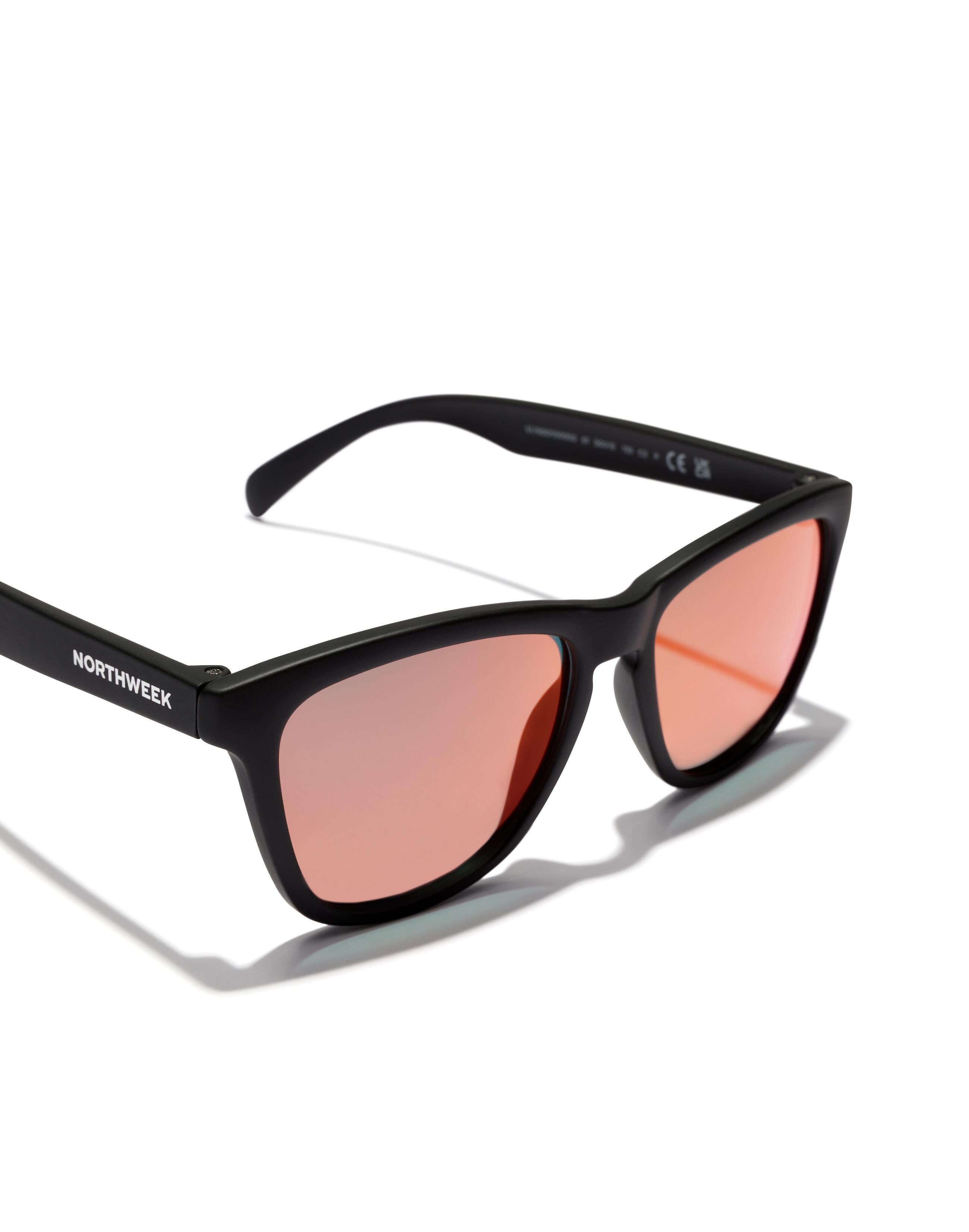 NORTHWEEK - Sunglasses for Men and Women MATTE BLACK RED - KIDS 5/6