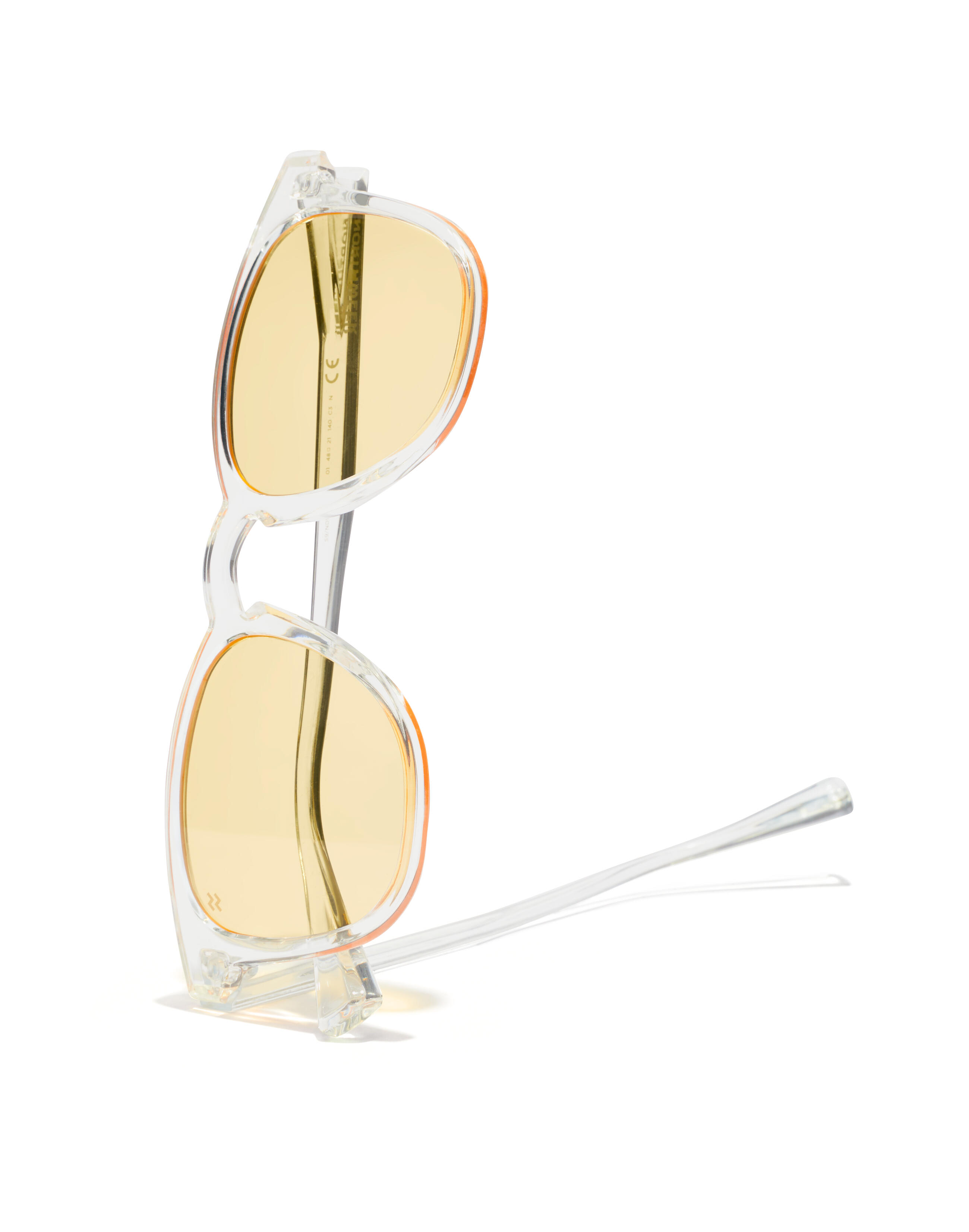 NORTHWEEK - Lunettes de soleil pour Homme et Femme jaune transparent -  WALL RAW 3/6