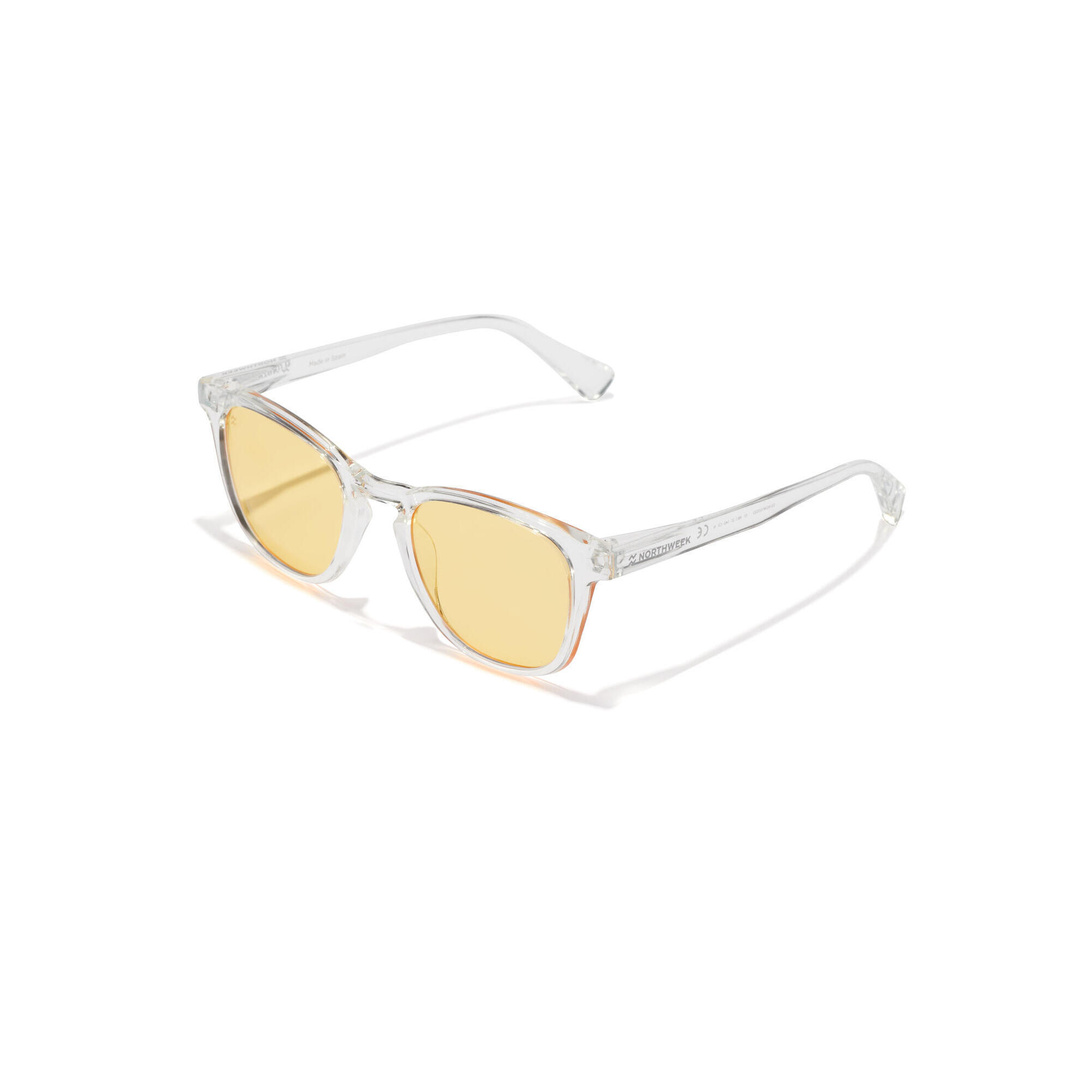 Northweek - Northweek - Lunettes De Soleil Pour Homme Et Femme Jaune Transparent - Wall Raw - Lunettes De Soleil - Blanc|jaune - Taille Unique - Decathlon