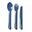 Ellipse Cutlery Set - Blue