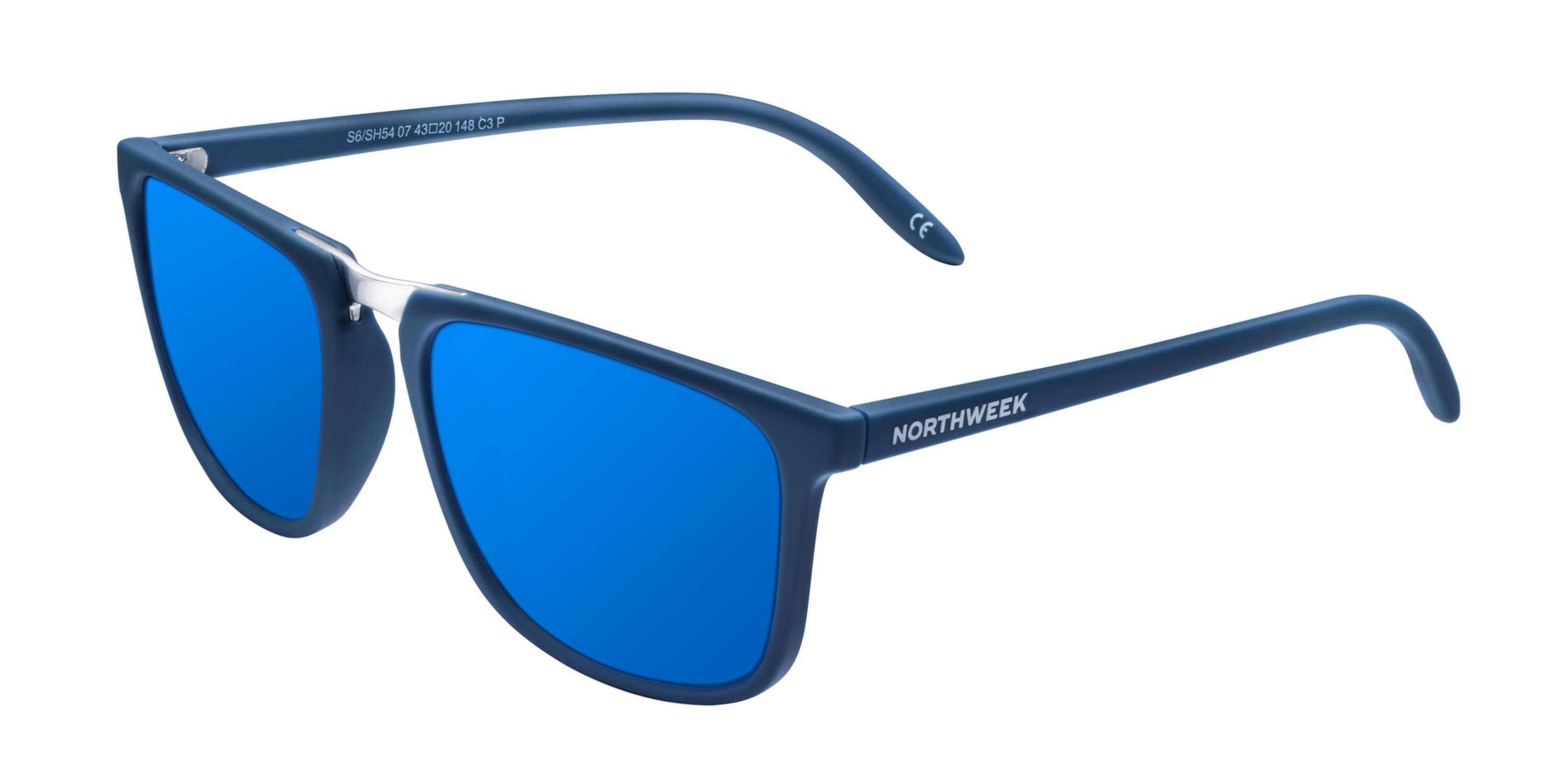 HAWKERS Gafas de Sol para Hombres y Mujeres POLARIZED SHELTER MATTE DARK BLUE - SHELTER