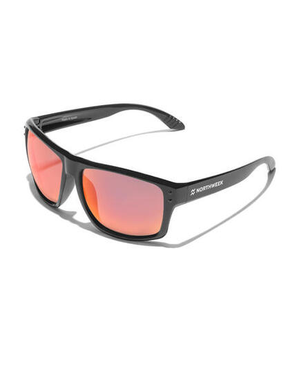Lunettes de soleil pour hommes et femmes Ruby noire polarisée - BOLD RAW