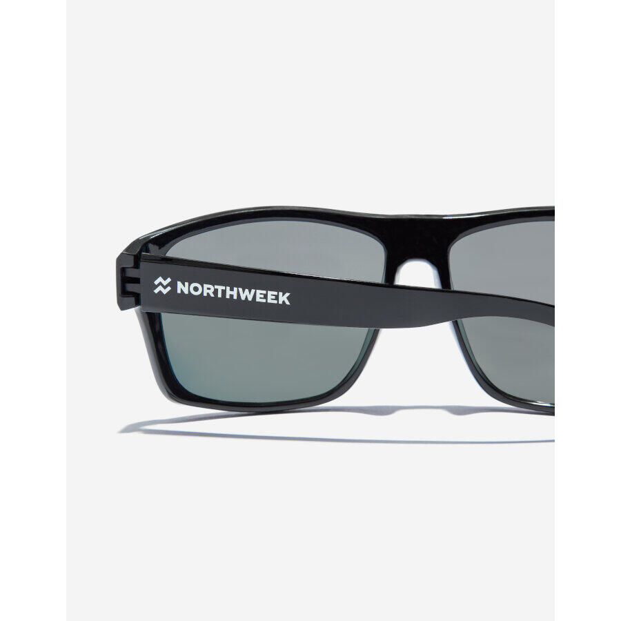 NORTHWEEK - Gafas de Sol para Hombre y Mujer POLARIZED BLACK RUBY - BOLD RAW 4/6