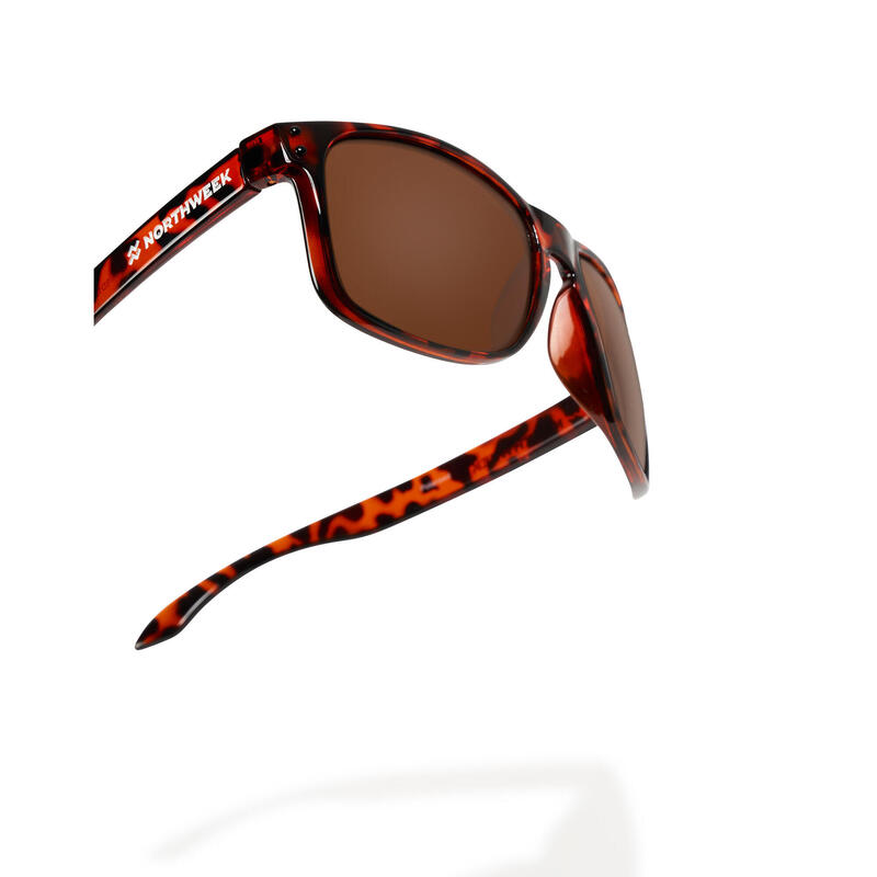 Lunettes de soleil Unisexe Northweek Bold Tortoise Marron