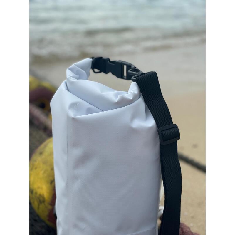 防水行李袋 10升 - 白色