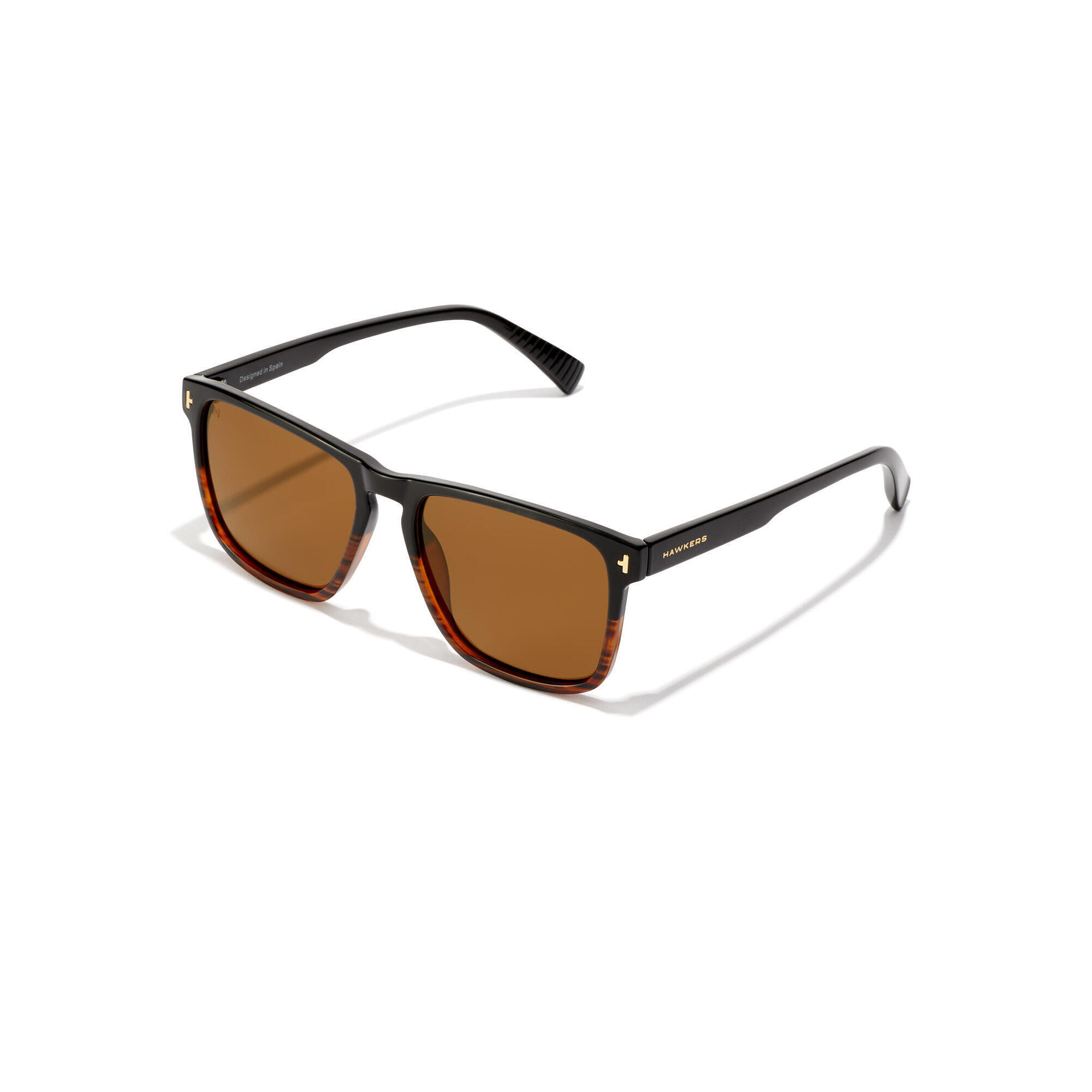 Hawkers - Hawkers - Lunettes De Soleil Pour Homme Et Femme Olive Noire Polarisée - Dust - Lunettes De Soleil - Marron|noir|vert - Taille Unique - Decathlon