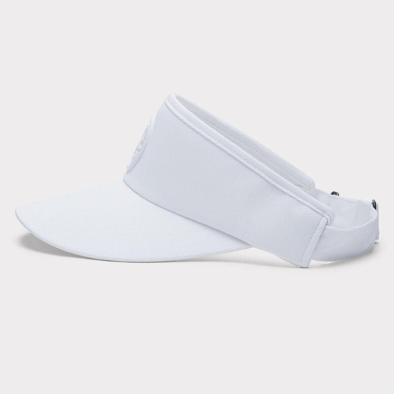 CIRCLE G'S STRETCH TWILL ADULT GOLF VISOR - WHITE