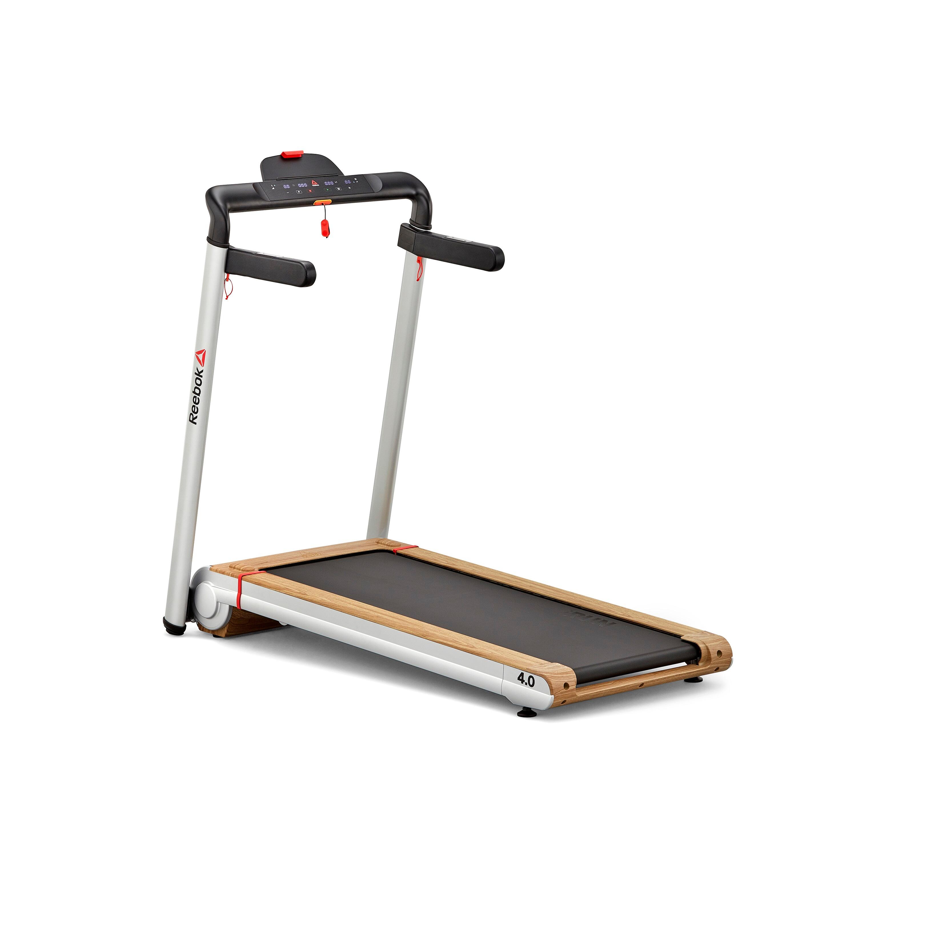 iRun 4.0 Treadmill Silver Wood