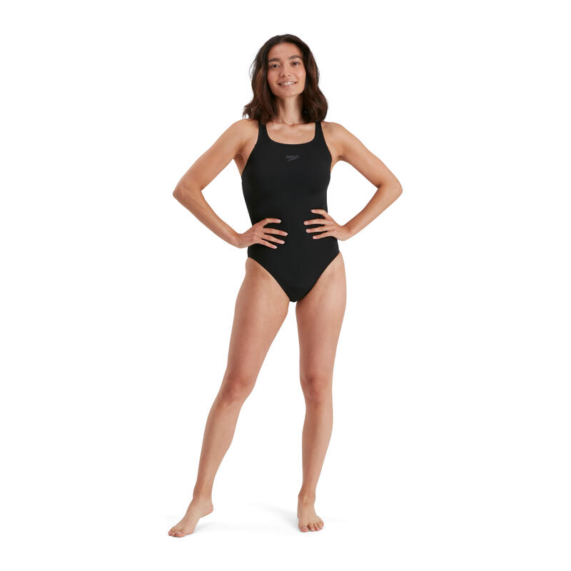 Eco Endurance+ 女士 Essential 連身泳衣 - 黑色