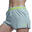 Women Waistband 2" Quick Dry Gym Sports Running Shorts - DARK GREY