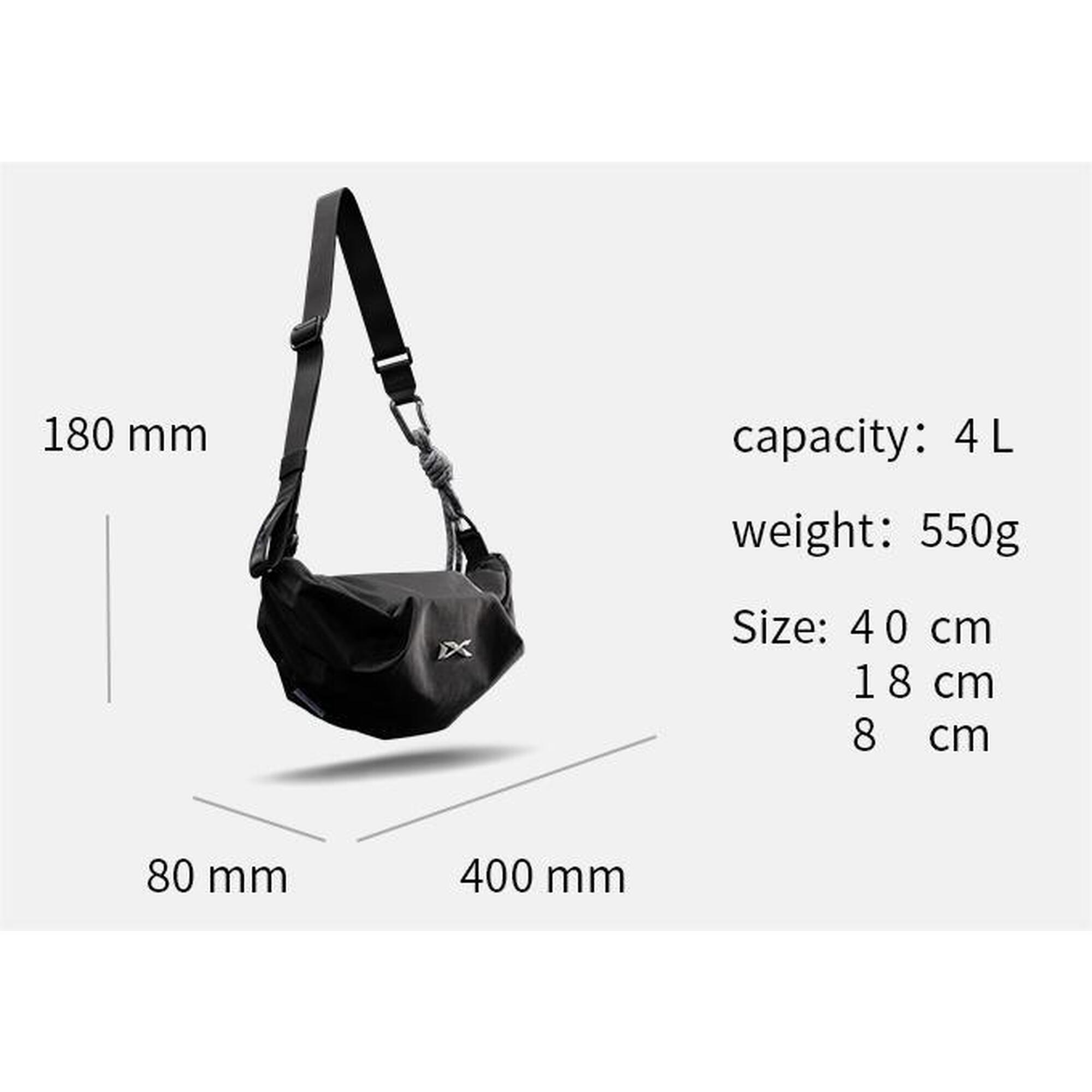 VIA Chest Bag 4L - Black