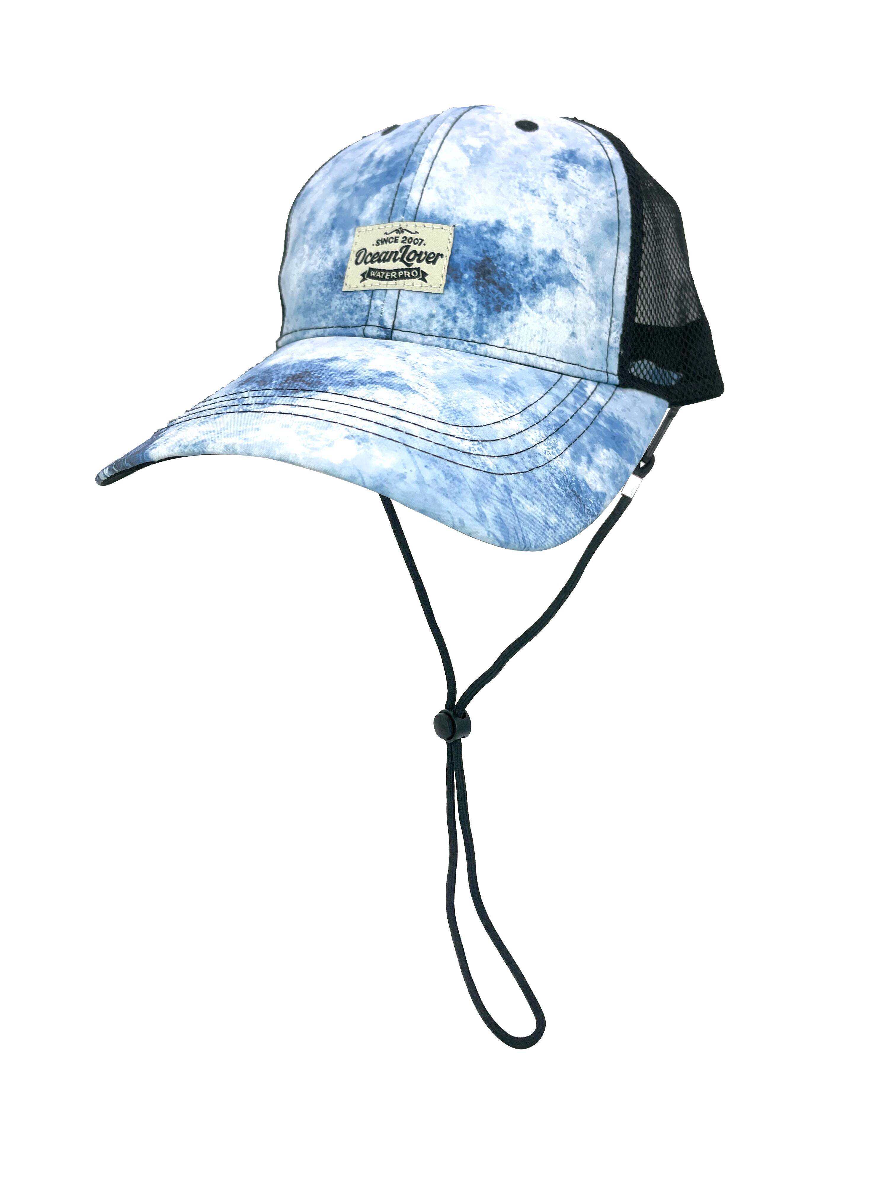 Adult Unisex Sun Protection Surf Mesh Cap - Blue