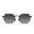 ZINC II6001 Lightweight Sunglasses - Matte Black / Grey Gradient
