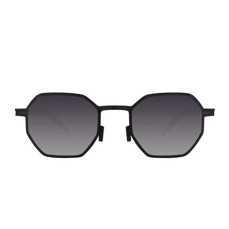ZINC II6001 Lightweight Sunglasses - Matte Black / Grey Gradient