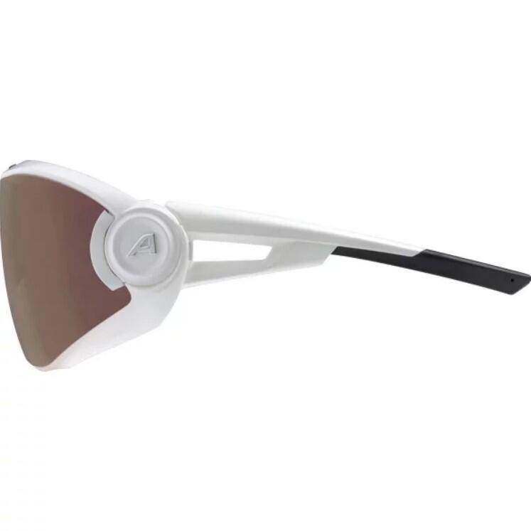 5W1NG Q+VM Adult Cycling Sports Sunglasses - White Matt