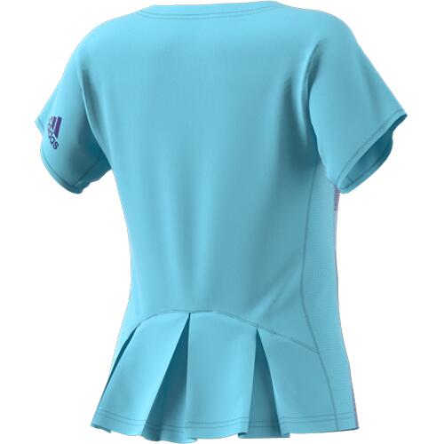 TAPE 女士羽毛球短袖上衣 - 淺藍色