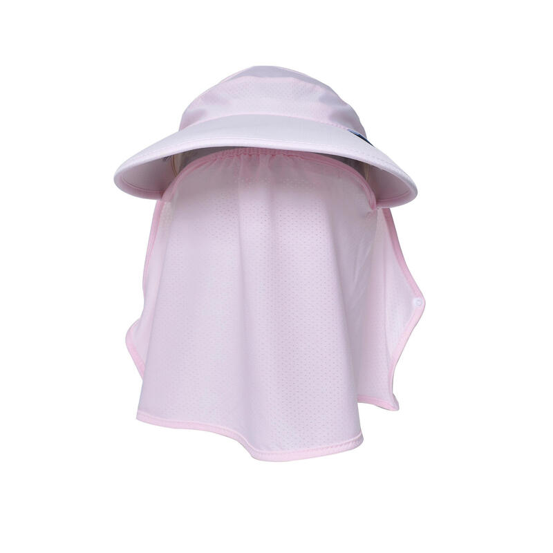 Women Visor Wide Brim Sun Protection Outdoor Hat - Pink