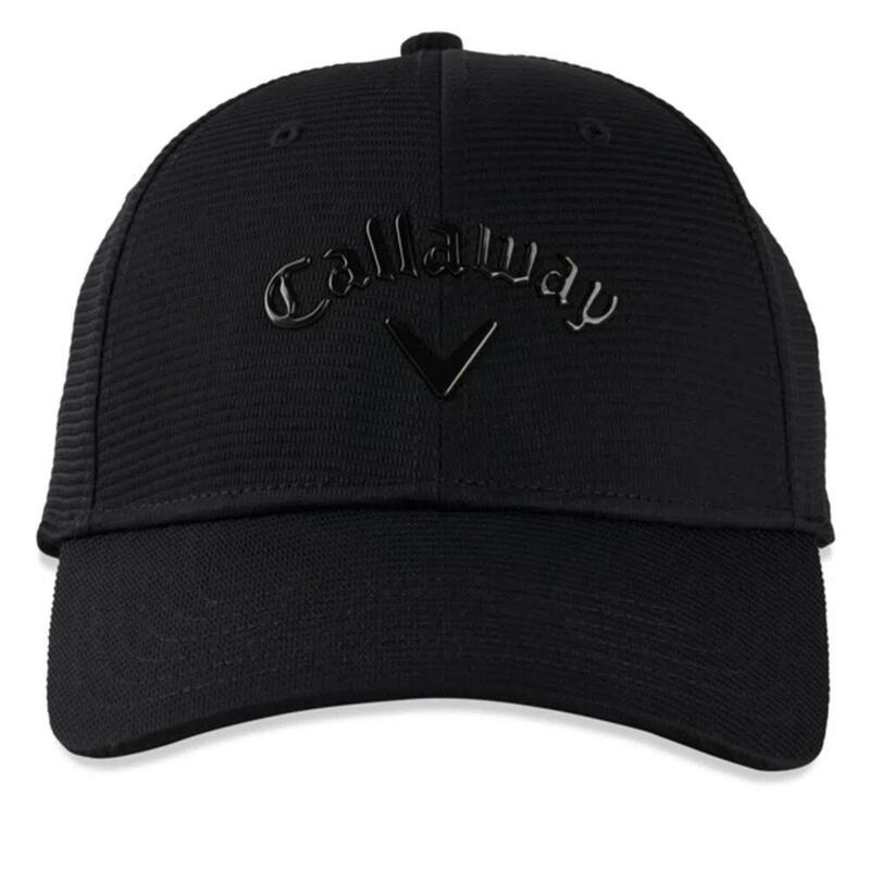 MEN'S LIQUID METAL GOLF CAP - BLACK