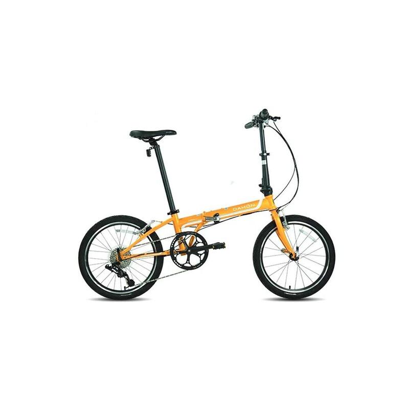 (已安裝) LAUNCH 2000 成人8速20寸摺疊單車 - 橙色