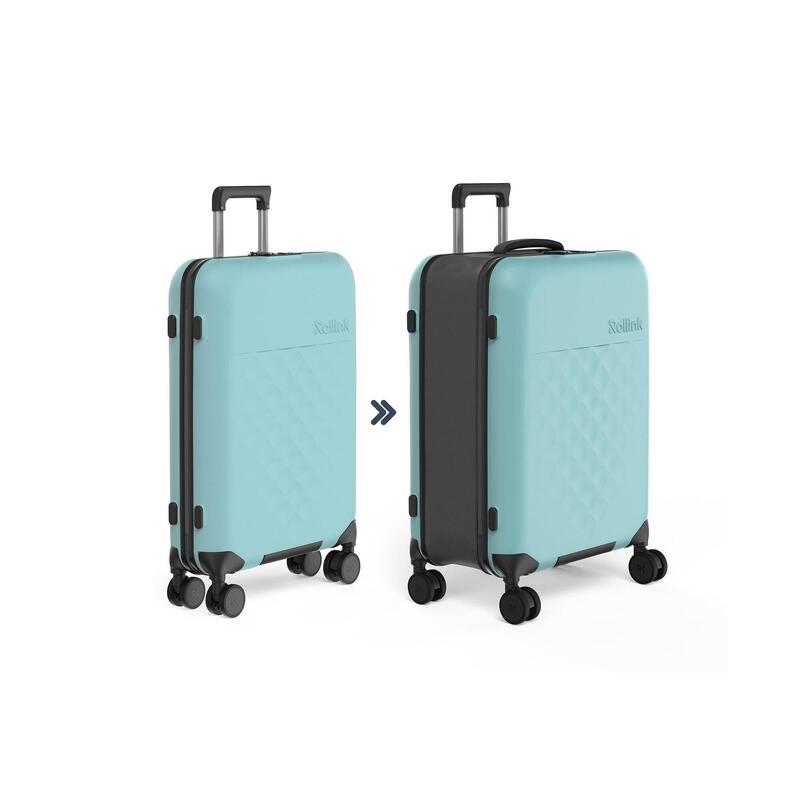 Flex 360° 26 吋 4輪 摺疊行李箱 - 淺藍色