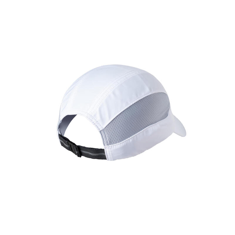 UV MESH 中性跑步帽 - 白/灰色