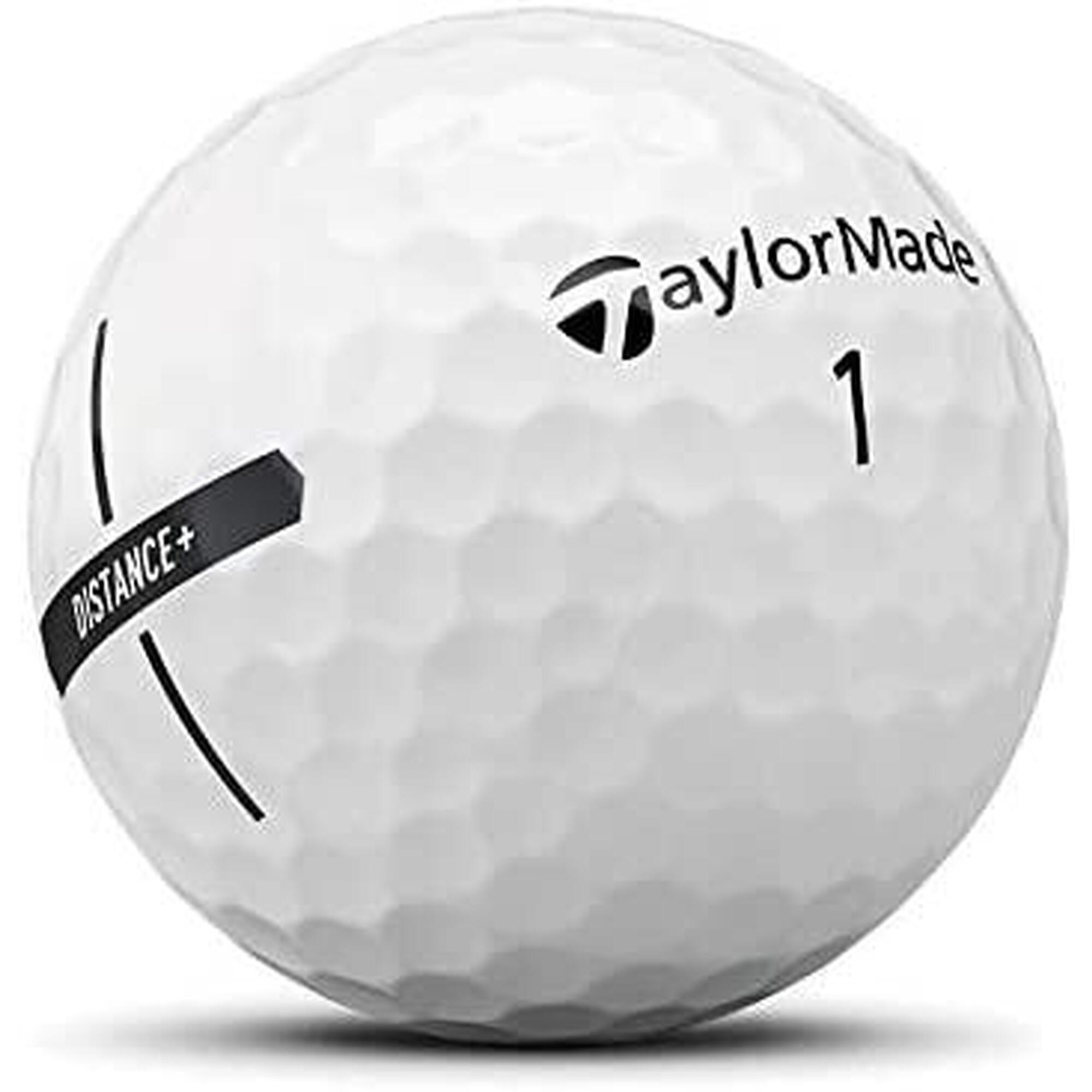 2 LAYERS DISTANCE+ SOFT GOLF BALLS (12PCS) -  WHITE