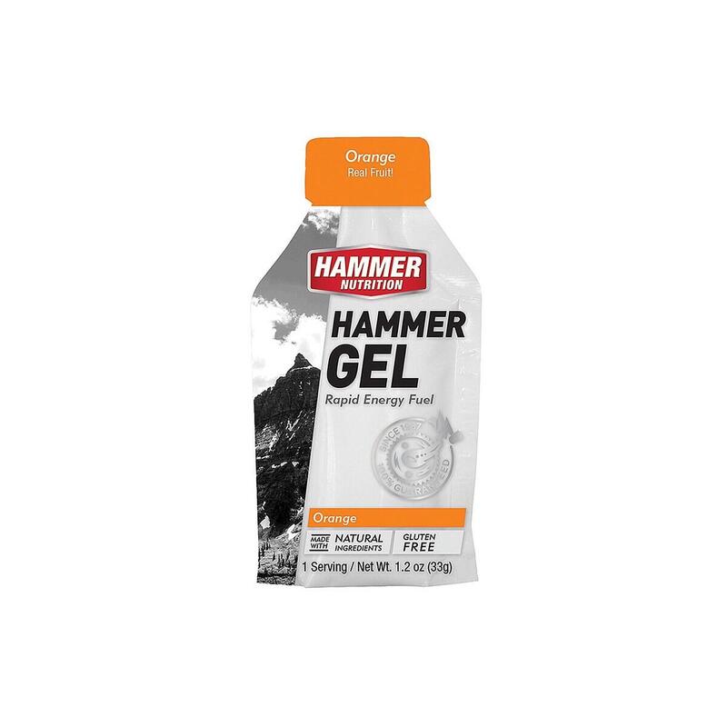 Hammer Gel 橙口味快速能量燃料凝膠 - 白色