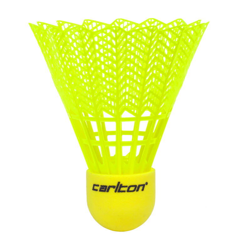T800 Nylon Synthetic Badminton Shuttlecock (6 pcs) - Yellow