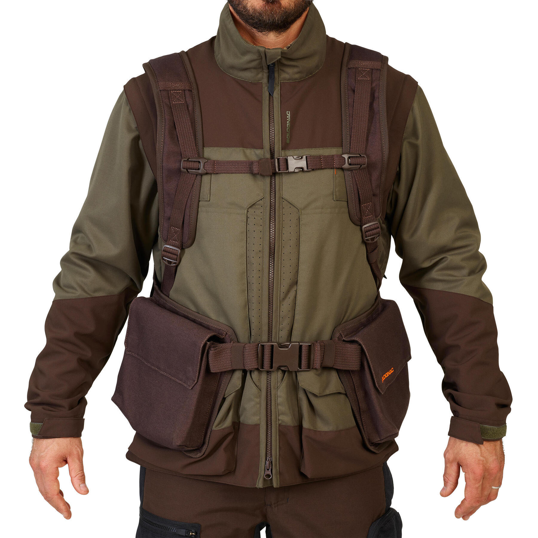 Refurbished Mens Hunting Resistant Waistcoat - 900 brown - C Grade 3/7