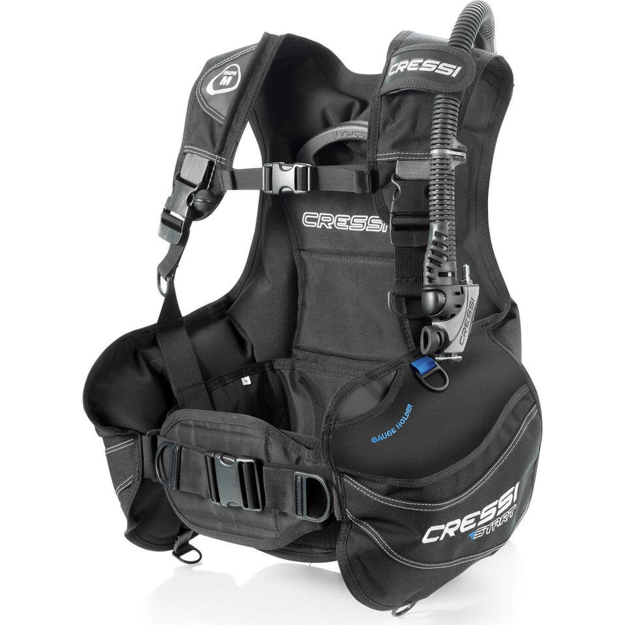 Start B.C.D. Robust B. C. D Scuba Diving Buoyancy Compensator Vest - Black