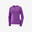 Cross Run 女裝越野跑步長袖上衣 - 紫色