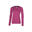 Impulse Core Women Long Sleeves Running Tee - Magenta Haze