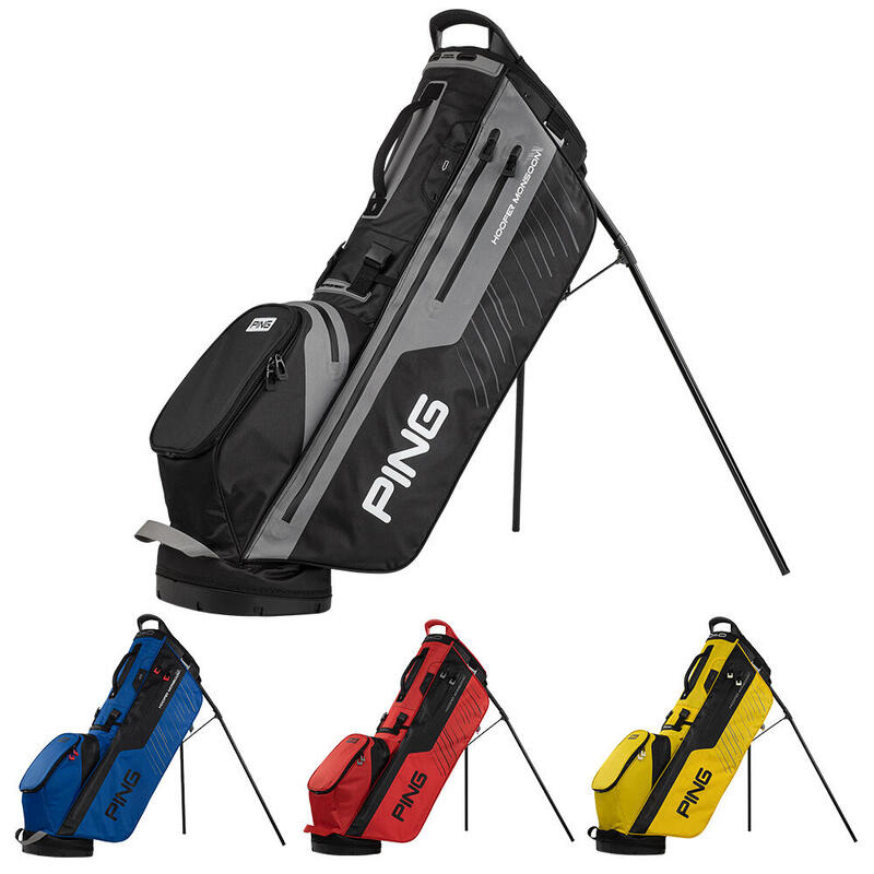 HOOFER MONSOON WATERPROOF GOLF STAND BAG - RED