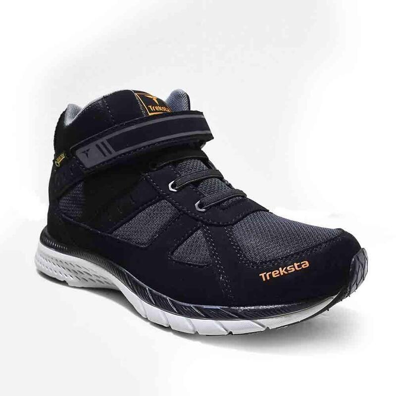 Trail Mid 童裝 GTX K 登山健行鞋 - 黑色