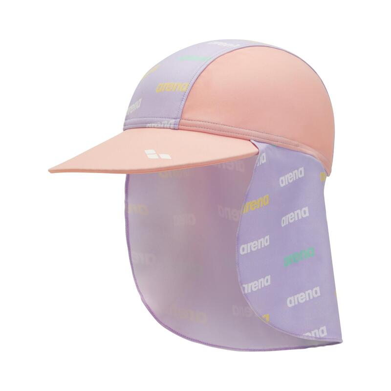 KIDS SWIMWEAR PASTEL POP SUN PROTECTION CAP - PURPLE