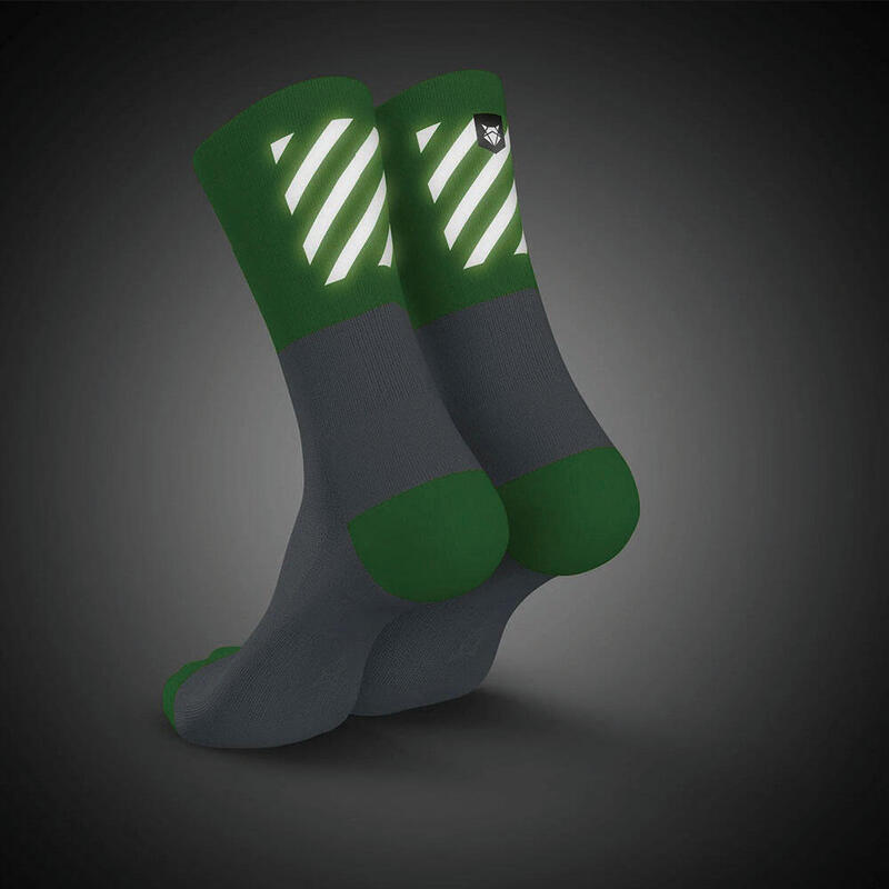 High-Cut High-Viz V2 Breathable Exercise Socks - Green