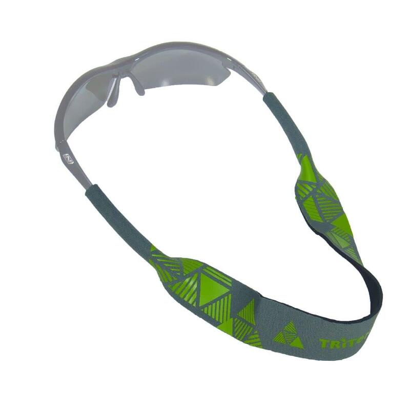 Neo Retainer Mountain Pattern Floating Sunglasses Strap - Grey/Green
