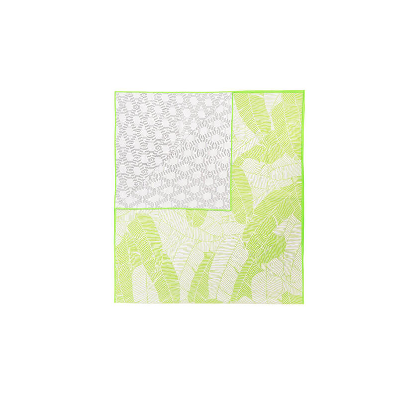 Unisex Sand Proof Sports Towel - Kiwi Leaves (Green)