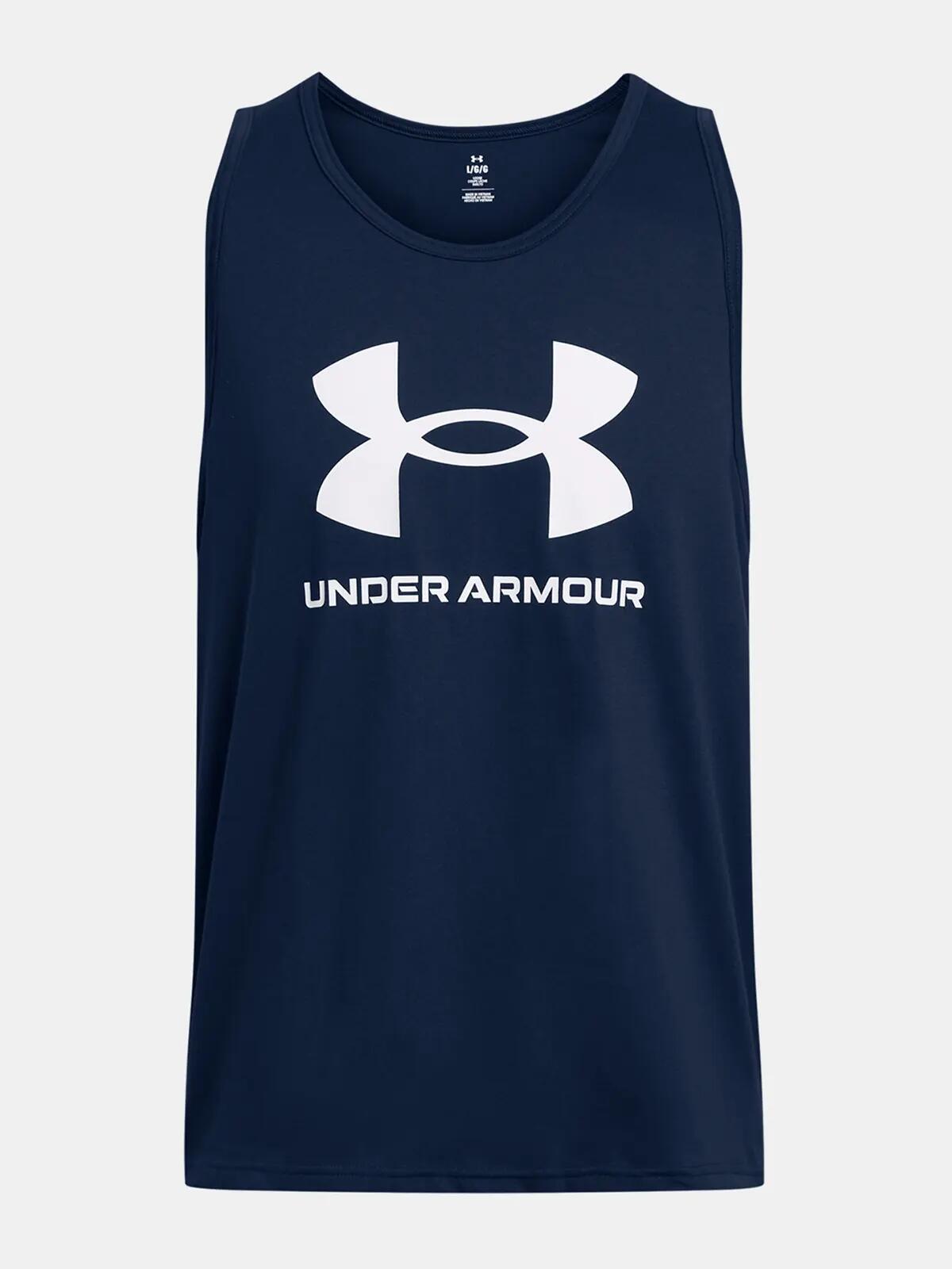 Débardeur Under Armour Homme Bleu marine UA Sportstyle Logo 5/6