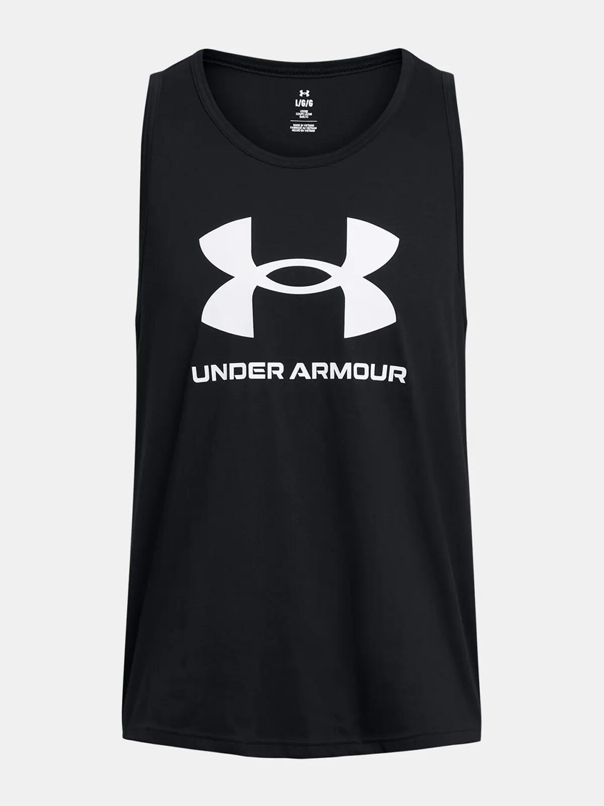 Débardeur Under Armour Sportstyle Logo Noir Homme 5/6