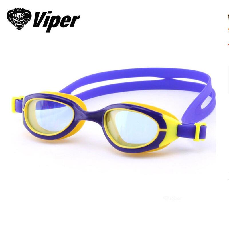 CF6500 Junior Swimming Goggles - Purple/Yellow