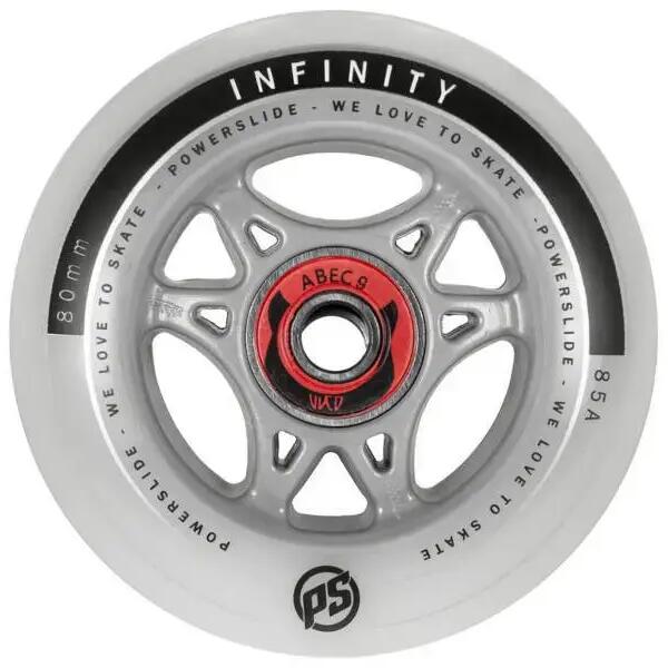 In-line skating wheel Powerslide Infinity 90 RTR Abec9/Spacer (x4)