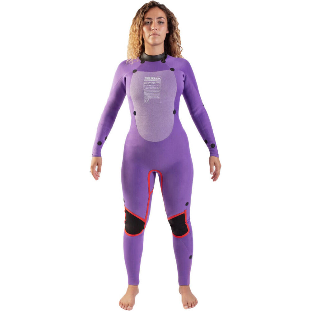 Combinaison de Surf Response 5/3mm Zip dos - Noir - - Femme 7/7
