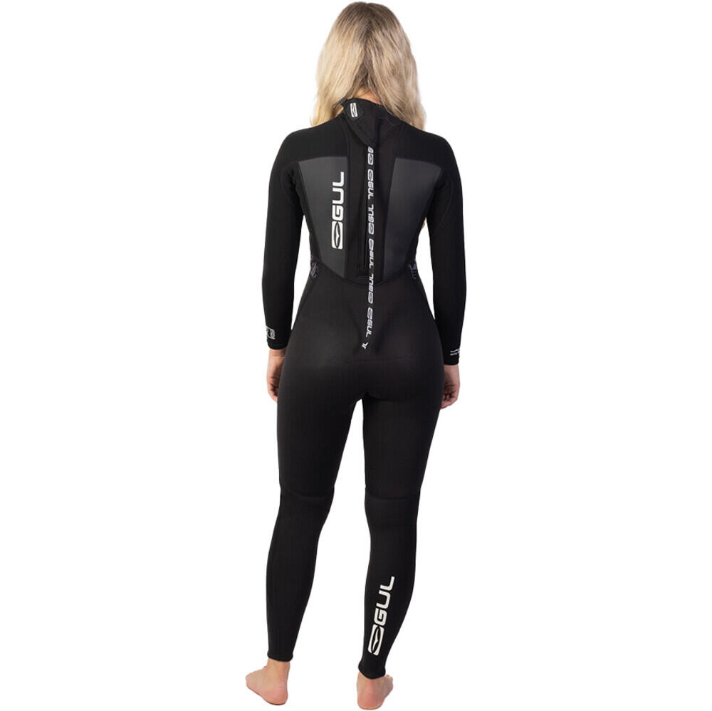 Combinaison néoprène de surf Response 3/2mm Noir Femmes 2/7