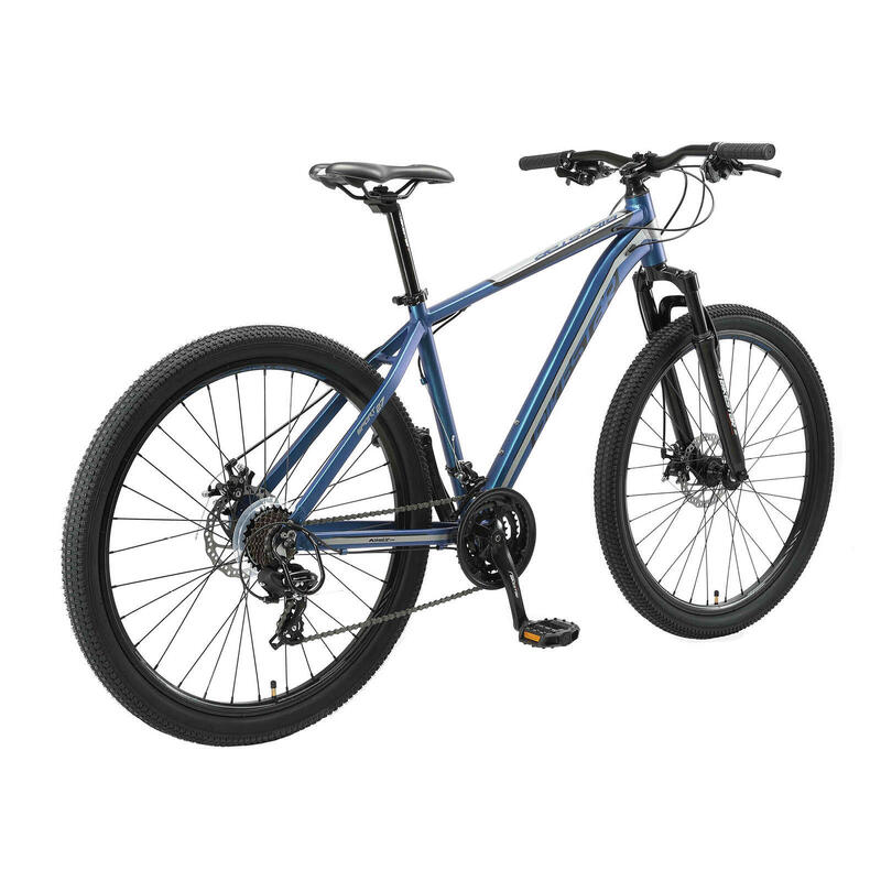 Bikestar Hardtail MTB Alu Sport L 27,5 Inch 21 Speed Blauw