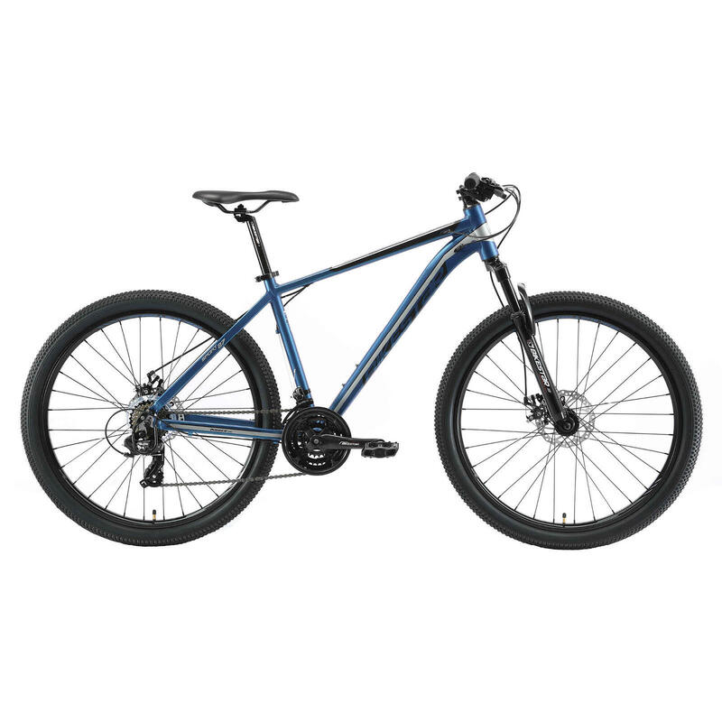 VTT 27.5" aluminium, semi-rigide, 21 vitesses, frein à disque